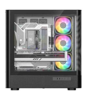 MODECOM PC CASE VOLCANO AQ 500 ARGB MIDI BLACK