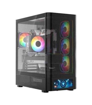 MODECOM PC CASE VOLCANO AQ 500 ARGB MIDI BLACK
