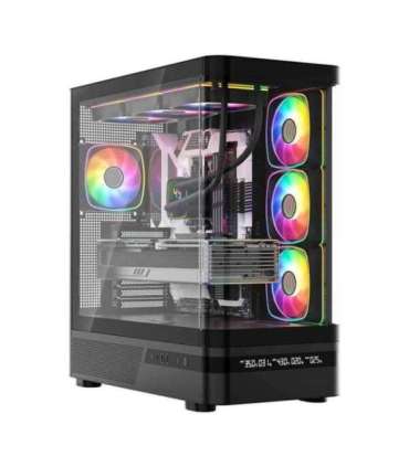 MODECOM PC CASE VOLCANO AQ 200 ARGB MIDI BLACK