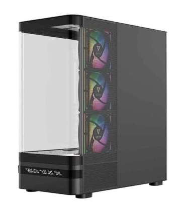 MODECOM PC CASE VOLCANO AQ 200 ARGB MIDI BLACK