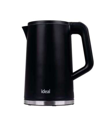 IDEAL Kettle 1.7 l, steel body, power 1500 W, black