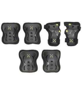 H320 SIZE S BLACK-YELLOW PROTECTORS SET NILS EXTREME