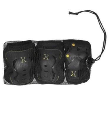 H320 SIZE S BLACK-YELLOW PROTECTORS SET NILS EXTREME