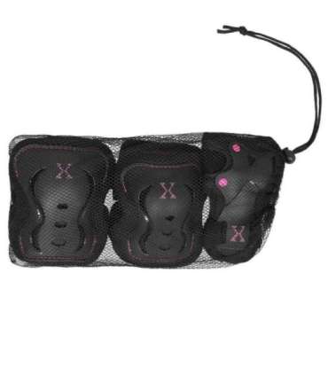H320 SIZE S BLACK-PINK PROTECTORS SET NILS EXTREME