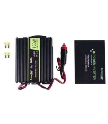 Green Cell INV06 power adapter/inverter Auto 150 W Black