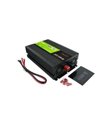 Green Cell PowerInverter LCD 12V to 230V 2000W/40000W car inverter with LCD display - pure sine wave