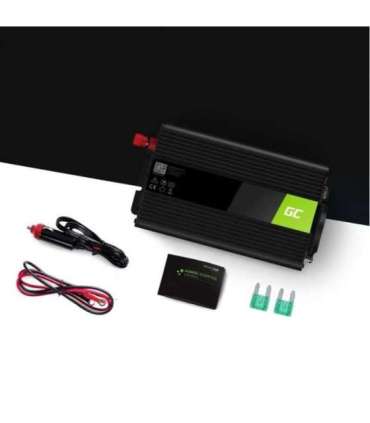 Green Cell INV16 power adapter/inverter Auto 500 W Black