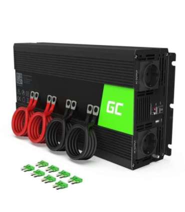 Green Cell INV12 power adapter/inverter Auto 3000 W Black