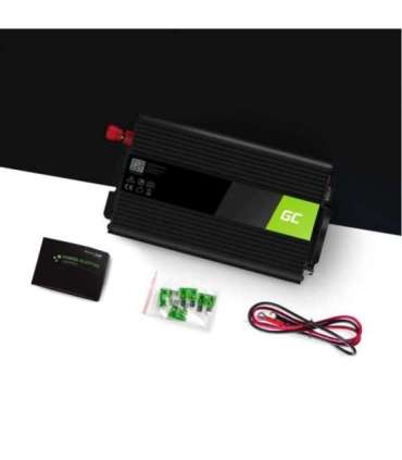 Green Cell INV08 power adapter/inverter Outdoor 1000 W Black