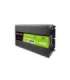 Green Cell Przetwornica napicia PowerInverter LCD 24 V 3000W/60000W Przetwornica samochodowa z wywietlaczem - czysty