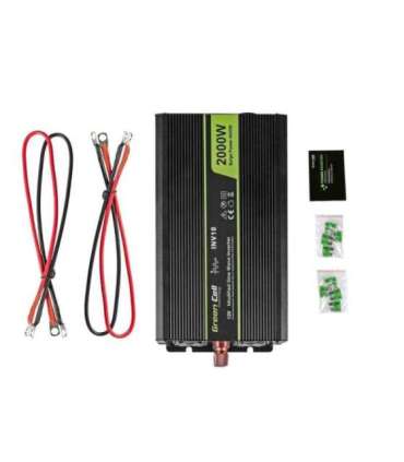 Green Cell INV10 power adapter/inverter Auto 2000 W Black