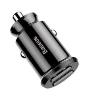 Baseus Grain Car Charger 2x USB 5V 3.1A (black)