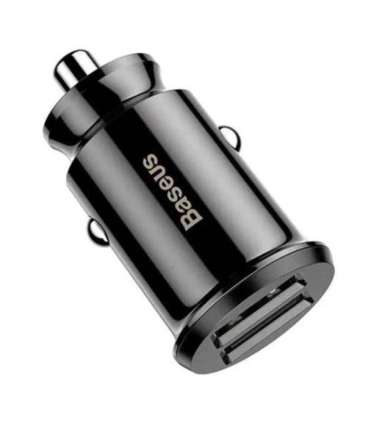 Baseus Grain Car Charger 2x USB 5V 3.1A (black)
