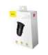 Baseus Circular 2xUSB QC3.0 5A 30W car charger (black)