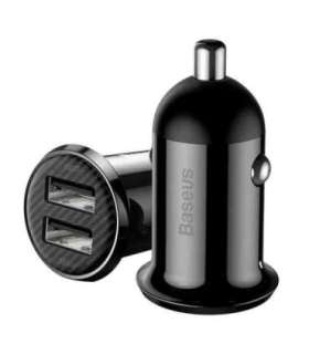 Baseus Grain Pro Car Charger 2x USB 4.8A (black)