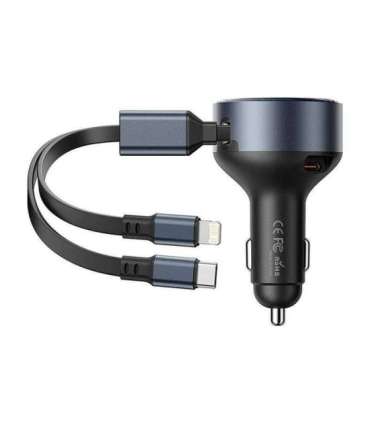 Vention FFOB0 USB-C car charger + USB-C/Lightning 30W cable
