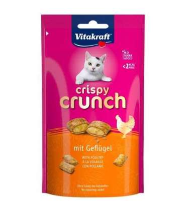 VITAKRAFT CRISPY CRUNCH drób przysmak kot 60g