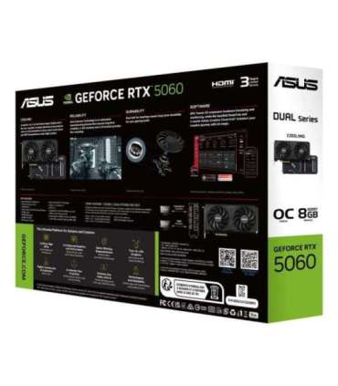 Karta graf. ASUS DUAL RTX 5060 EVO OC 8GB - BULK