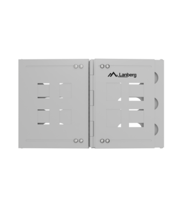 Lanberg Folding Bracket Wall-mount 19" 6U 497x400/240, Grey