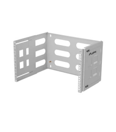 Lanberg Folding Bracket Wall-mount 19" 6U 497x400/240, Grey
