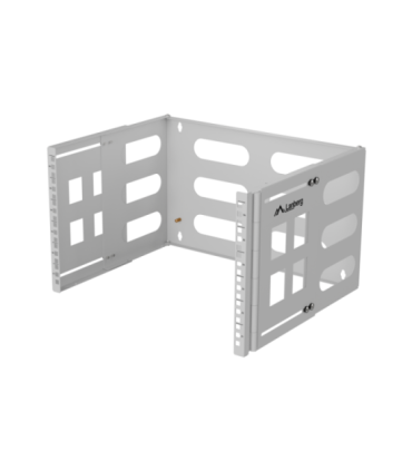 Lanberg Folding Bracket Wall-mount 19" 6U 497x400/240, Grey