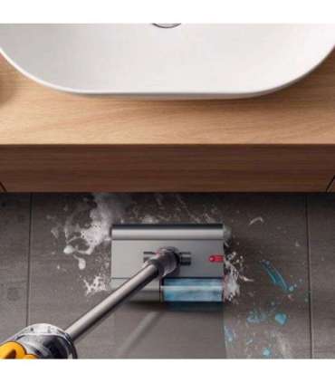 Dyson V12 Submarine 3-in-1 stick vacuum Battery Dry&wet HEPA Bagless 0.35 L Nickel, Yellow