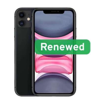 Grade C Apple iPhone 11 6.1" Liquid Retina IPS 4G 128GB Black iOS Apple Renew