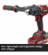EINHELL Cordless Drill Driver TP-CD 18/120 Li BL Solo