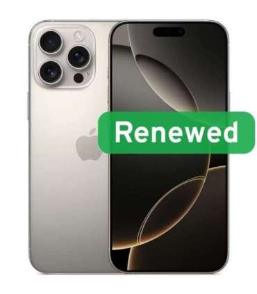 Grade A++ Apple iPhone 16 Pro 6.3" OLED 5G 256GB Natural Titanium iOS Apple Renew