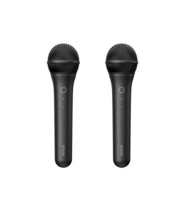 Epson ELPKM01 Wireless Karaoke Microphone Pair, Black