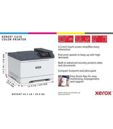 Xerox C410 A4 colour printer 40ppm