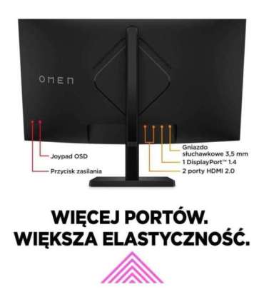 HP OMEN by HP 32c computer monitor 80 cm (31.5") 2560 x 1440 pixels Quad HD Black