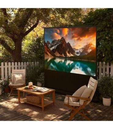 Maclean MC-964 portable projection screen, compact, floor, 100", 16:9