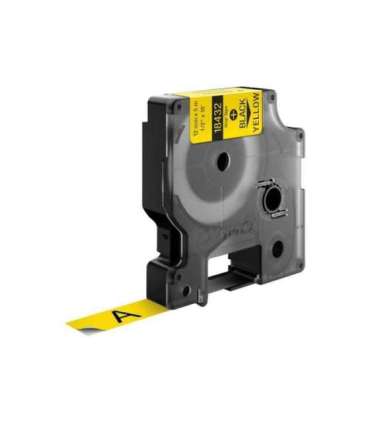 Dymo Rhino Schriftband Black Yellow (18432)