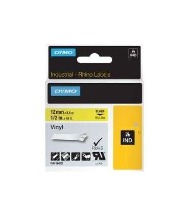 Dymo Rhino Schriftband Black Yellow (18432)