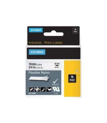 Dymo Schriftband Black White (18489)