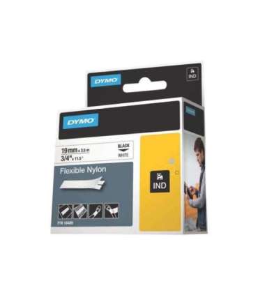 Dymo Schriftband Black White (18489)