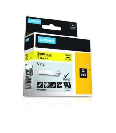 Dymo Schriftband Vinyl Black Yellow (1805431)