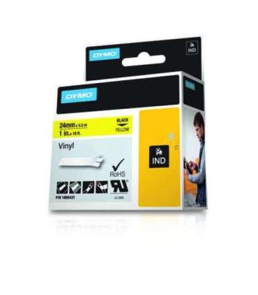 Dymo Schriftband Vinyl Black Yellow (1805431)