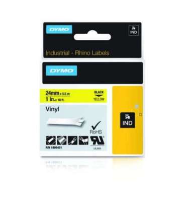Dymo Schriftband Vinyl Black Yellow (1805431)