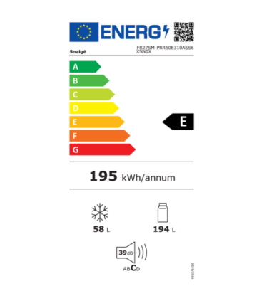 Fridge SNAIGE FR27SM-PRR50E3
