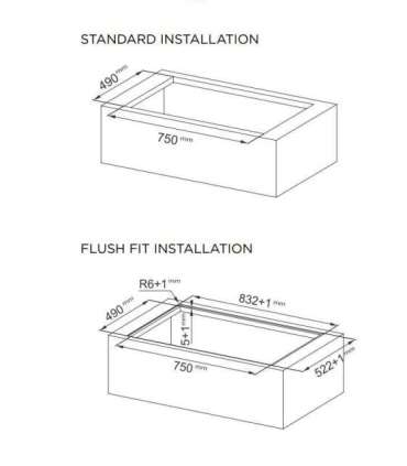 Hob and Hood (2in1) FABER GALILEO STRIPES F830