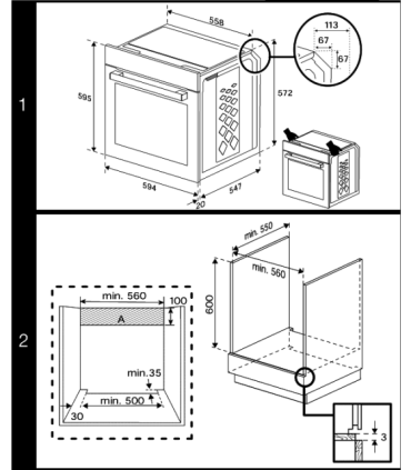 Integreeritav ahi Beko BCBIE17300KSB
