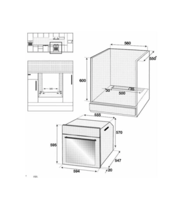 Integreeritav ahi Beko BBIM13300ZGCSE