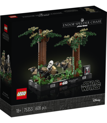 LEGO Star Wars Endor-i kiirendaja tagaajamise dioraam