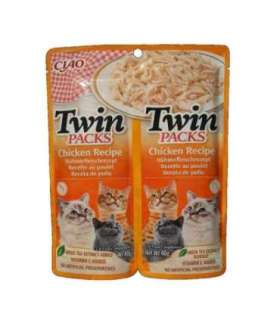 INABA Twin Packs Chicken - cat treats - 2 x 40g