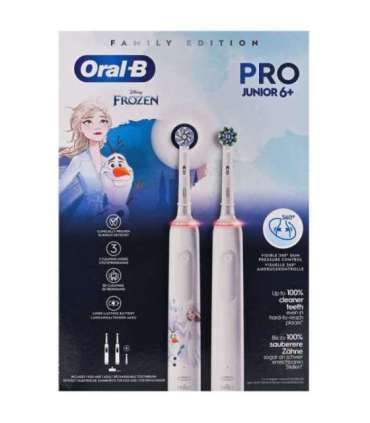 Oral-B Pro 3 3000 White + Oral-B Junior Frozen 6+ Set of rotating toothbrushes