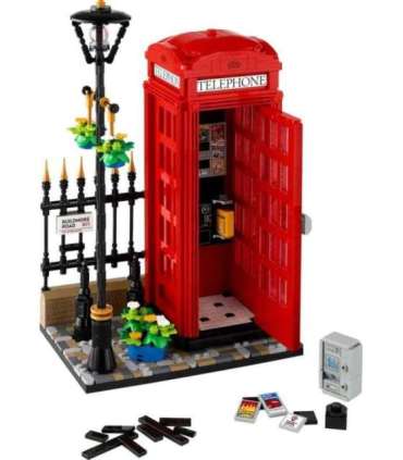 LEGO IDEAS 21347 Red London Telephone Box