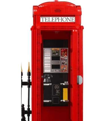 LEGO IDEAS 21347 Red London Telephone Box