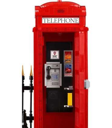 LEGO IDEAS 21347 Red London Telephone Box
